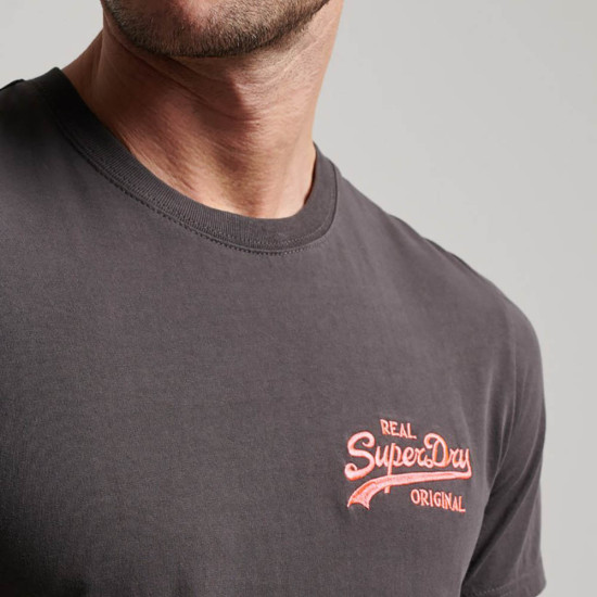 Superdry Ανδρική κοντομάνικη μπλούζα Vintage Logo Neon T-Shirt